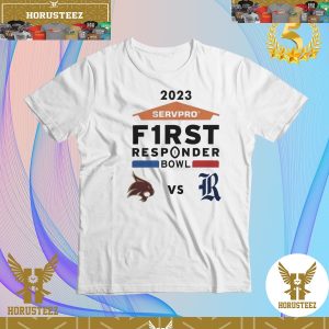Servpro First Responder Bowl Rice Vs Texas State Matchup Logo 2023 Unisex T-Shirt