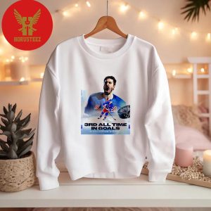 Chris Kreider Simply Incredible Third All Time In Goals In New York Rangers Unisex T Shirt