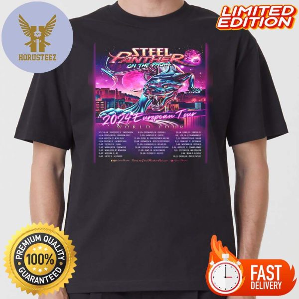 Steel Panther 2024 European Tour Dates Announced Classic T-shirt