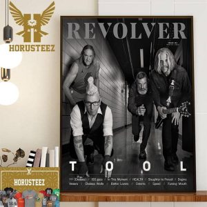 TOOL effing TOOL On The Cover Of Revolver Winter Issue Home Decor Poster Canvas