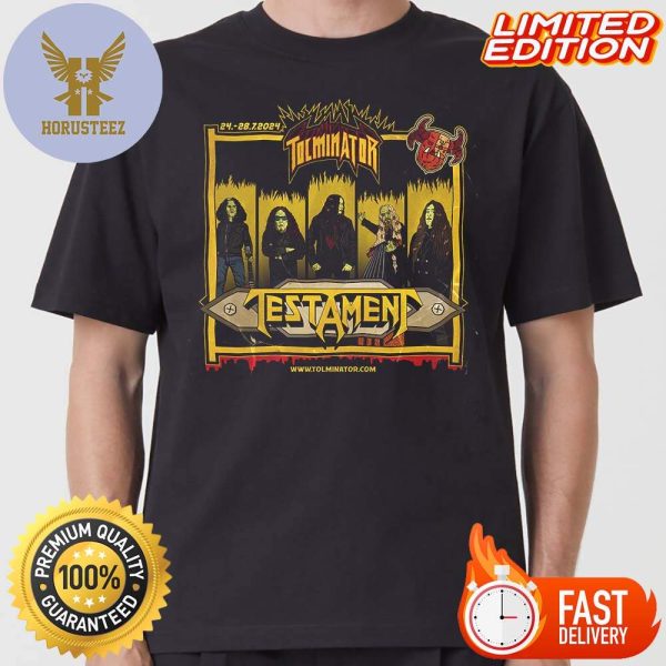 Testament Will Be Playing Tolminator Fest On July 24th 2024 In Tolmin Slovenia Classic T-shirt