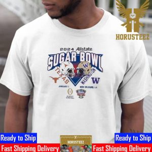 Texas Longhorns Vs Washington Wildcats 2024 Sugar Bowl Bound Head To Head Unisex T-Shirt