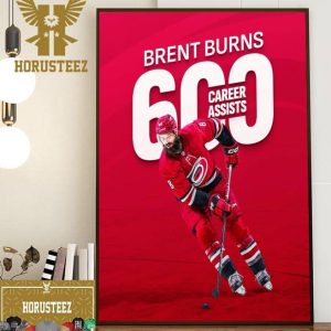 That Is Assist No 600 For Brent Burns Home Decor Poster Canvas
