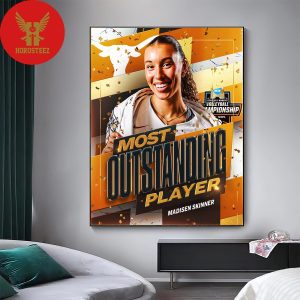 The 2023 Most Outstanding Player Is Madisen Skinner 2023 NCAA Divonsion I Womens Volleyball Championship Home Decor Poster Canvas