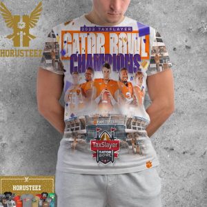 The 2023 TaxSlayer Gator Bowl Champions Are Clemson Tigers Football All Over Print Shirt