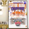 The 2023 TaxSlayer Gator Bowl Final Score Clemson Tigers Football 38-35 Kentucky Wildcats Football Home Decor Poster Canvas