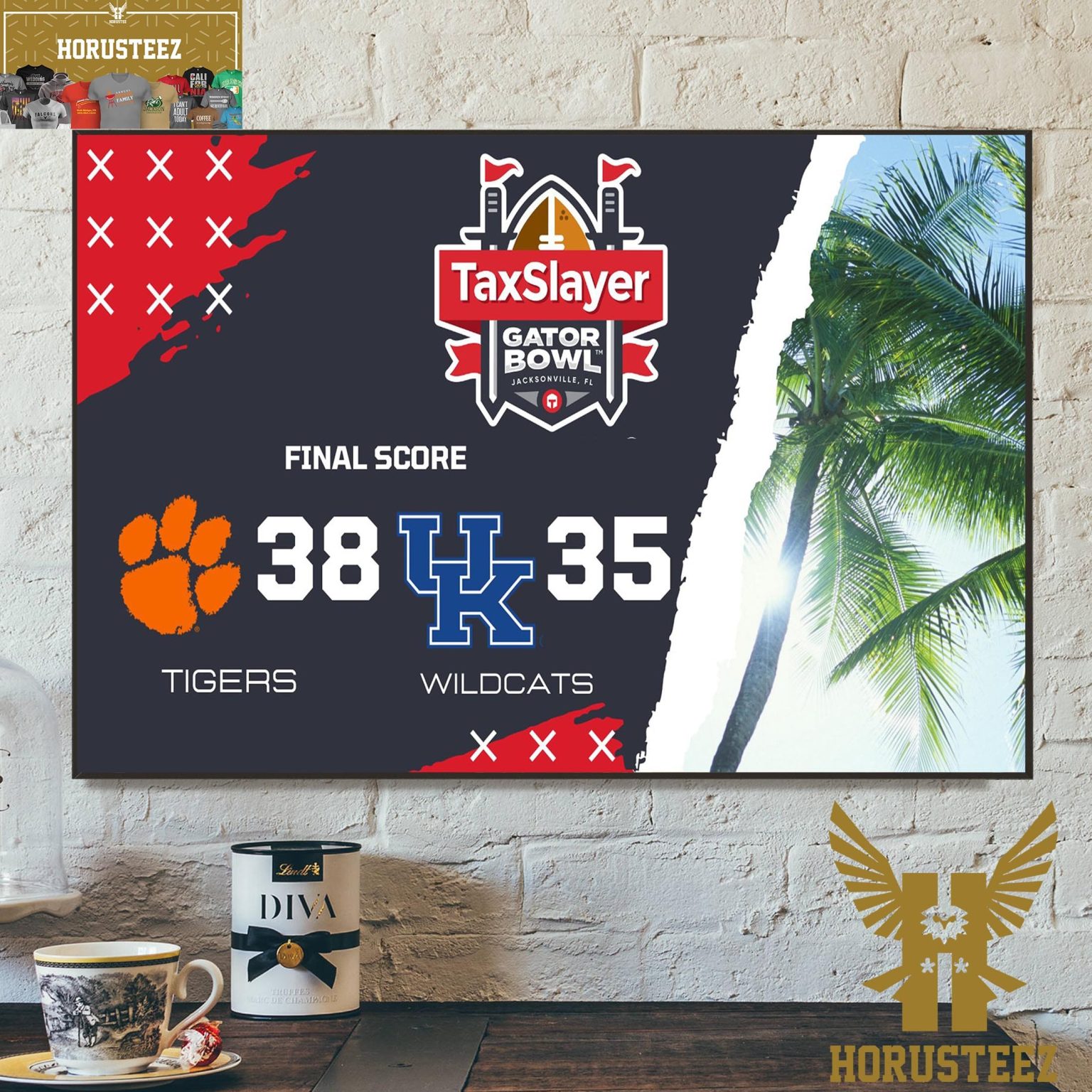 The 2023 TaxSlayer Gator Bowl Final Score Clemson Tigers Football 3835