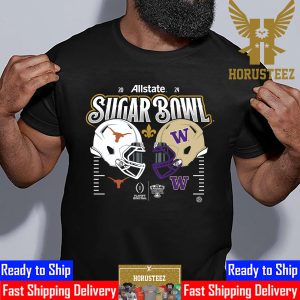 The 2024 Allstate Sugar Bowl Between Texas Longhorns And Washington Huskies Unisex T-Shirt