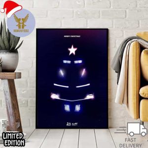 The 24 Hours Of Le Mans Wishes You A Merry Christmas Home Decor Poster