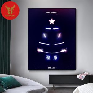 The 24 Hours of Le Mans Wishes You A Merry Christmas Home Decor Poster Canvas