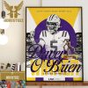The Best Quarterback In America Jayden Daniels Is The 2023 Davey OBrien Award Winner Home Decor Poster Canvas