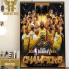 The Los Angeles Lakers Are 2023 NBA In-Season Tournament Champions For The First-ever Home Decor Poster Canvas