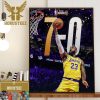 The Lakers Win The First Ever NBA In-Season Tournament Championship Champions Home Decor Poster Canvas