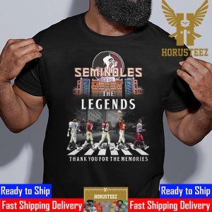 The Legends Florida State Seminoles Soccer Thank You For The Memories Unisex T-Shirt