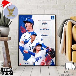 The Los Angeles Dodgers Have Been Making Moves With New Players Canvas Poster