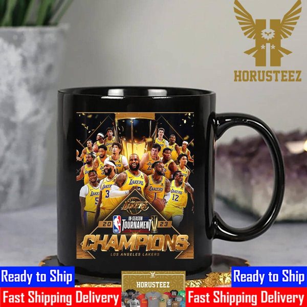 The Los Angeles Lakers Are 2023 NBA In-Season Tournament Champions For The First-ever Coffee Mug
