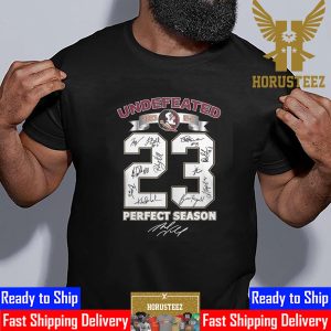 The Perfect Season Florida State Seminoles Soccer 2023 12-0 Undefeated Signature Unisex T-Shirt