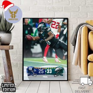 The Philadelphia Eagles Get Back On Track With A Holiday Victory NFL Official Poster
