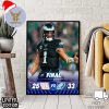 The Philadelphia Eagles Get Back On Track With A Holiday Victory NFL Official Poster