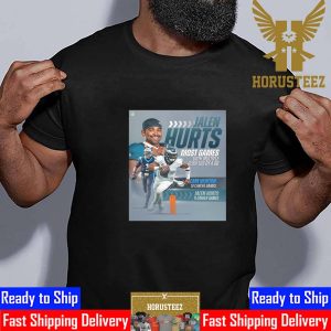 The Philadelphia Eagles Player Jalen Hurts Most Games With Multiple Rush TDs By A QB Unisex T-Shirt