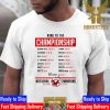 2023 NCAA DIII Stagg Bowl 50 National Champions Are The SUNY Cortland Red Dragons Football Unisex T-Shirt