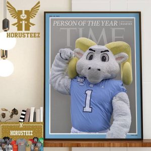 The UNC Tar Heels Mascot x Taylor Swift For Person Of The Year On Cover TIME Home Decor Poster Canvas