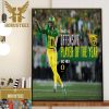 The Philadelphia Eagles Player Jalen Hurts Most Games With Multiple Rush TDs By A QB Home Decor Poster Canvas