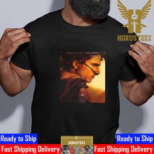 Timothee Chalamet Is Paul Atreides In Dune Part Two 2024 Official Poster Unisex T-Shirt