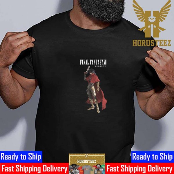 Vincent Valentine In Final Fantasy VII Rebirth FF7R Unisex T-Shirt