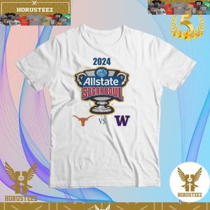 Washington Huskies Vs Tennessee Volunteers 2024 Sugar Bowl Logo Matchup Unisex T-Shirt