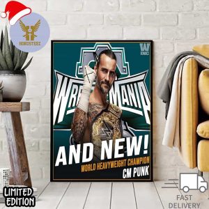 World Heavyweight Champion CM Punk Wrestling Official Poster