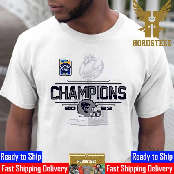 2023 Pop-Tarts Bowl Champions Are Kansas State Wildcats Helmet Unisex T-Shirt