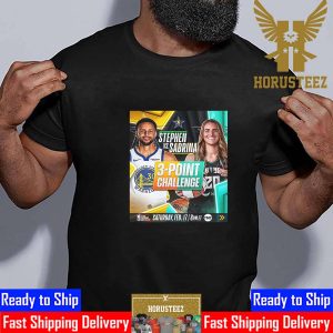 3-Point Challenge The Stage Is Set Stephen Curry Vs Sabrina Ionescu Classic T-Shirt
