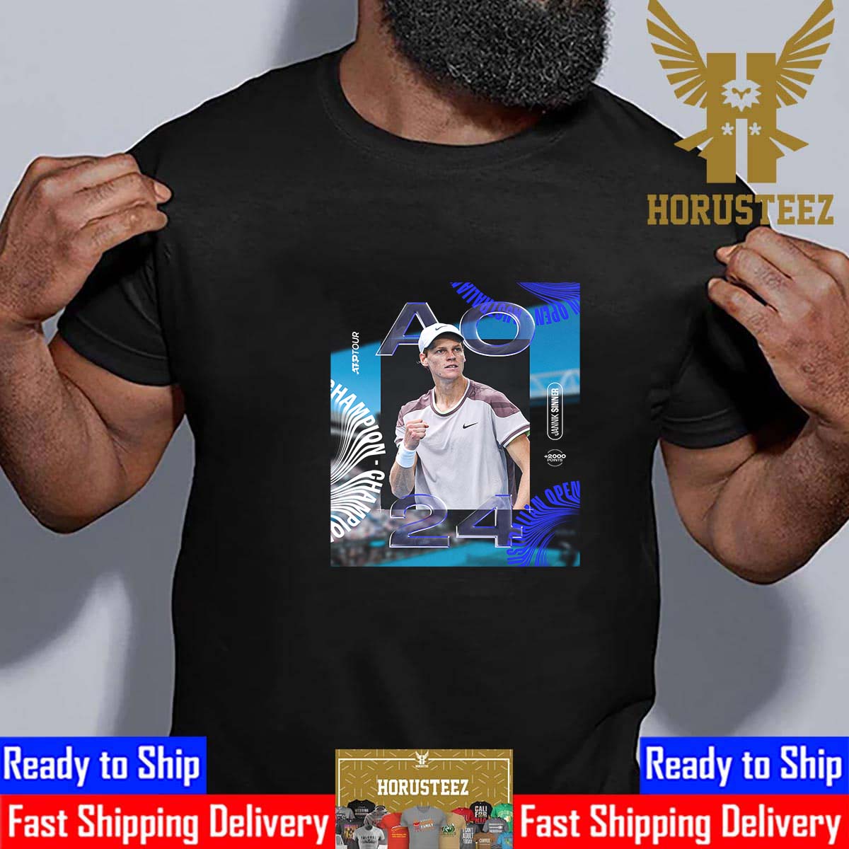 AO 2024 King Of Melbourne Is Jannik Sinner Classic T-Shirt