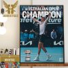 Australian Open 2024 The Final Is Set For Daniil Medvedev vs Jannik Sinner Wall Decor Poster Canvas