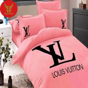 Basic Pink Louis Vuitton Bedding Set