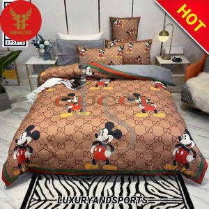 Best Gucci Mickey Monogram Bedroom Set