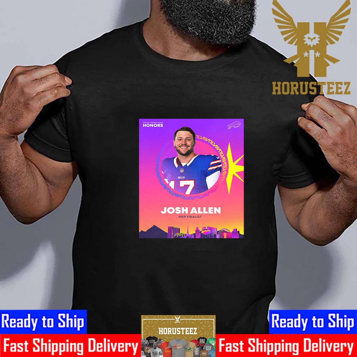 Buffalo Bills Josh Allen MVP Finalist NFL Honors Classic T-Shirt
