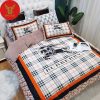 Burberry London Bear White Background Luxury Brand Duvet Cover Bedroom Sets Type Bedding Sets