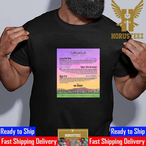 Coachella Valley Music And Arts Festival Indio California Empire Polo Club 2024 Lineup Classic T-Shirt