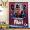 Congrats Andrei Svechnikov 6 Straight Multi-Point Games Wall Decorations Poster Canvas