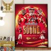 Congrats Patrick Mahomes And Travis Kelce 16 Touchdowns For Most Between Quarterback And Tight End In NFL Postseason History Wall Decor Poster Canvas
