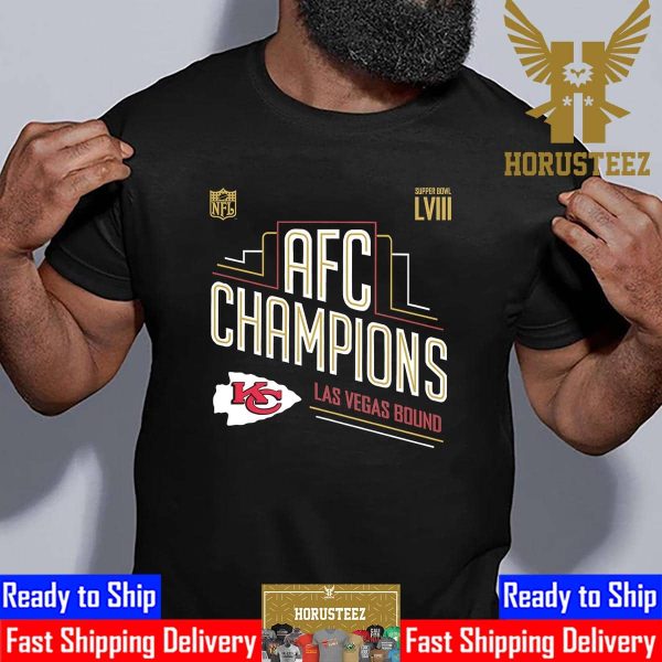 Congrats Kansas City Chiefs Back-to-Back AFC Champions And Advance to Super Bowl LVIII Las Vegas Bound Classic T-Shirt