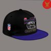 Baltimore Ravens Advanced To The Super Bowl LVIII Las Vegas With The AFC Champions NFL Playoffs Season 2023-2024 Classic Hat Cap Snapback
