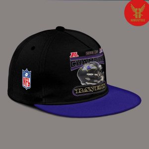 Congratulations Baltimore Ravens Is The AFC Champions NFL Playoffs Super Bowl LVIII Las Vegas Season 2023 2024 Classic Hat Cap Snapback