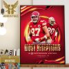 Congratulations to San Francisco 49ers Are 2023 NFC Champions Wall Decor Poster Canvas