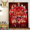 AFC Champions Comeback To The Chiefs Kingdom Kansas City Chiefs Wall Decor Poster Canvas