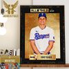 Felix Bautista Winning 2023 All-MLB First Team Wall Decorations Poster Canvas