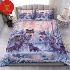 Cute Family Wolves Bedding Sets