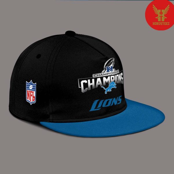 Detroit Lions Advanced To The Super Bowl LVII Las Vegas With The NFC Champions NFL Playoffs Season 2023-2024 Classic Hat Cap Snapback